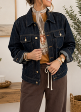 Stitched Vintage Denim Jacket
