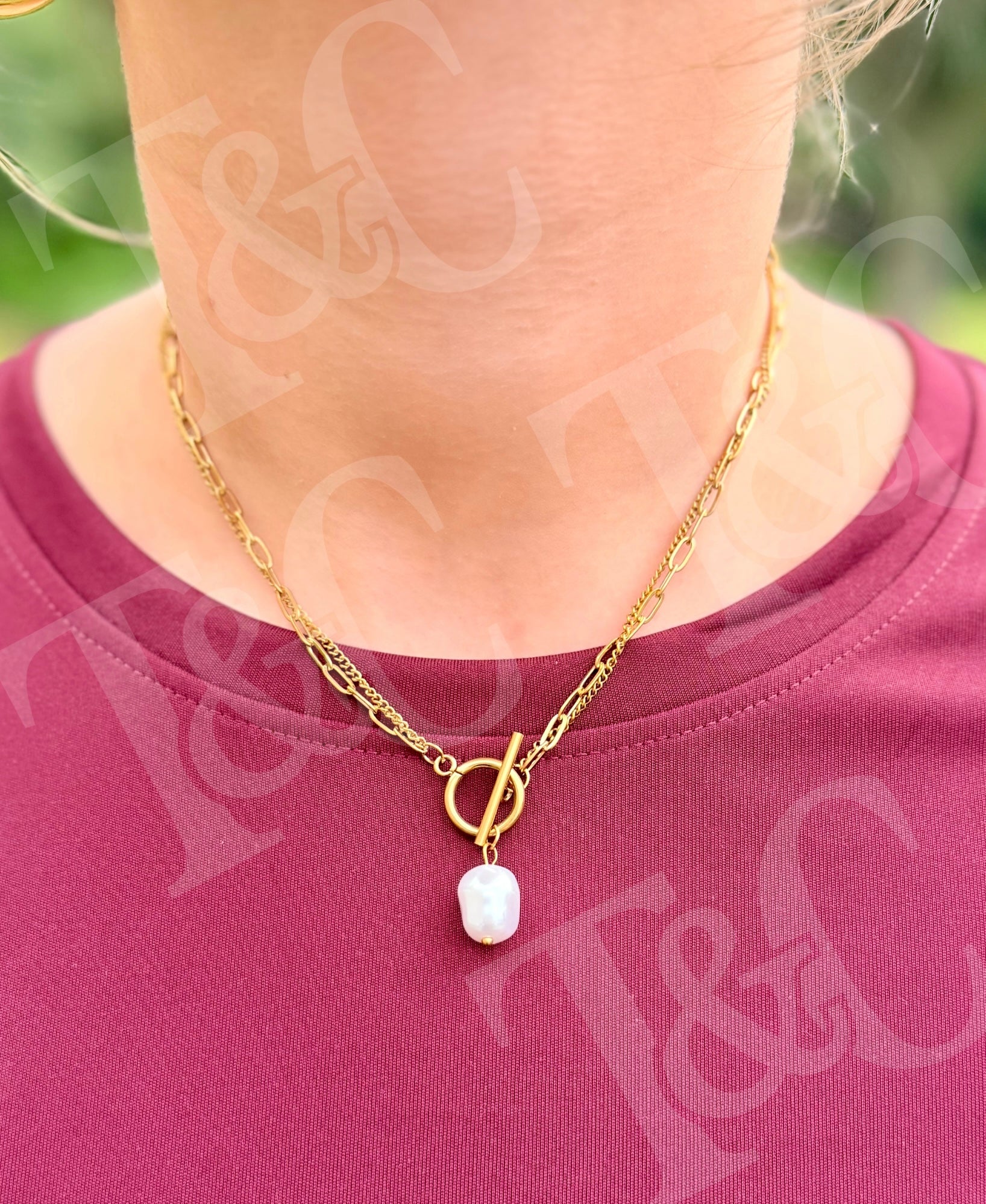 Double Layered Necklace New RTS