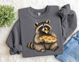 Deviled Egg Raccoon Sweatshirt.
