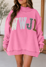 WWJD Mixed Pattern Sweatshirt