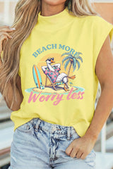 Yellow Beach More Worry Less Top RTS
