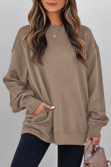 Textured Pocket Pullover
