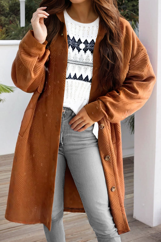 Textured Duster Coat FB