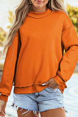 Oversize Mock Neck Sweatshirt