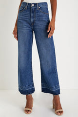 Raw Hem High Waist Jeans *multiple washes* RTS