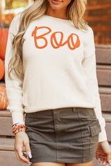 BOO Ribbed Sweater