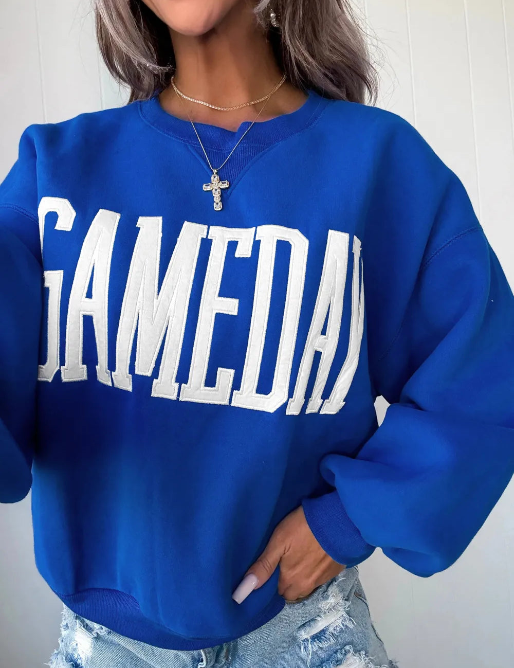 GAMEDAY Patch Sweatshirt *MULTIPLE COLORS*