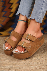 Buckle Platform Sandals RTS