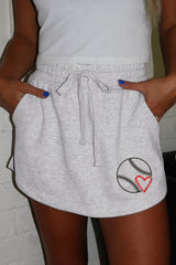 Baseball Heart Skort RTS