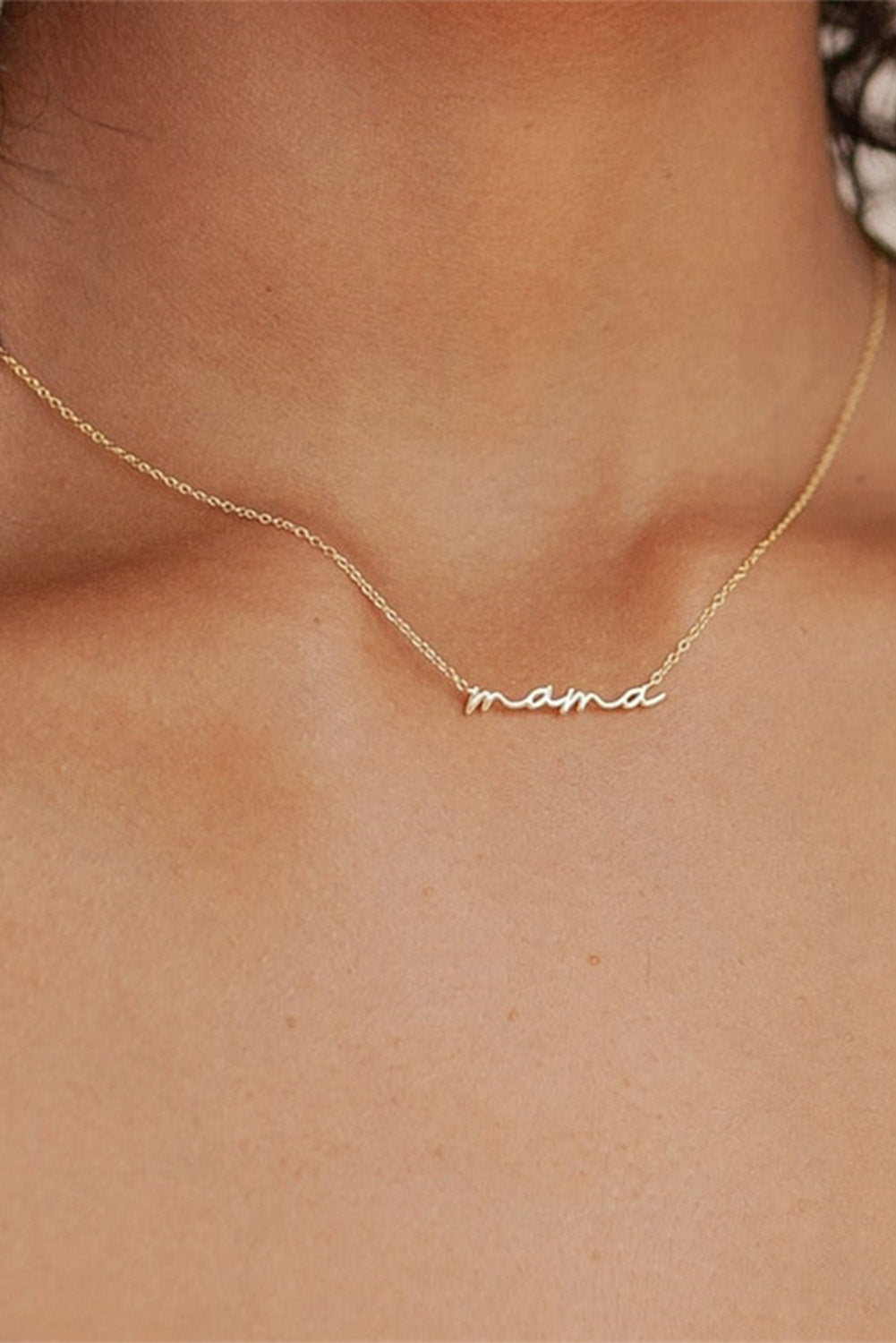 Gold Mama Necklace RTS