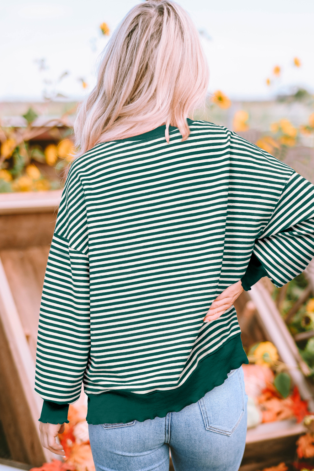 St Patrick's Day Stripe Top