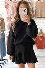 Mini Skirt Sweater Knitted Set RTS