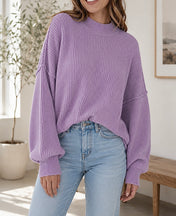 Ribbed Knit Sweater Full Run RTS