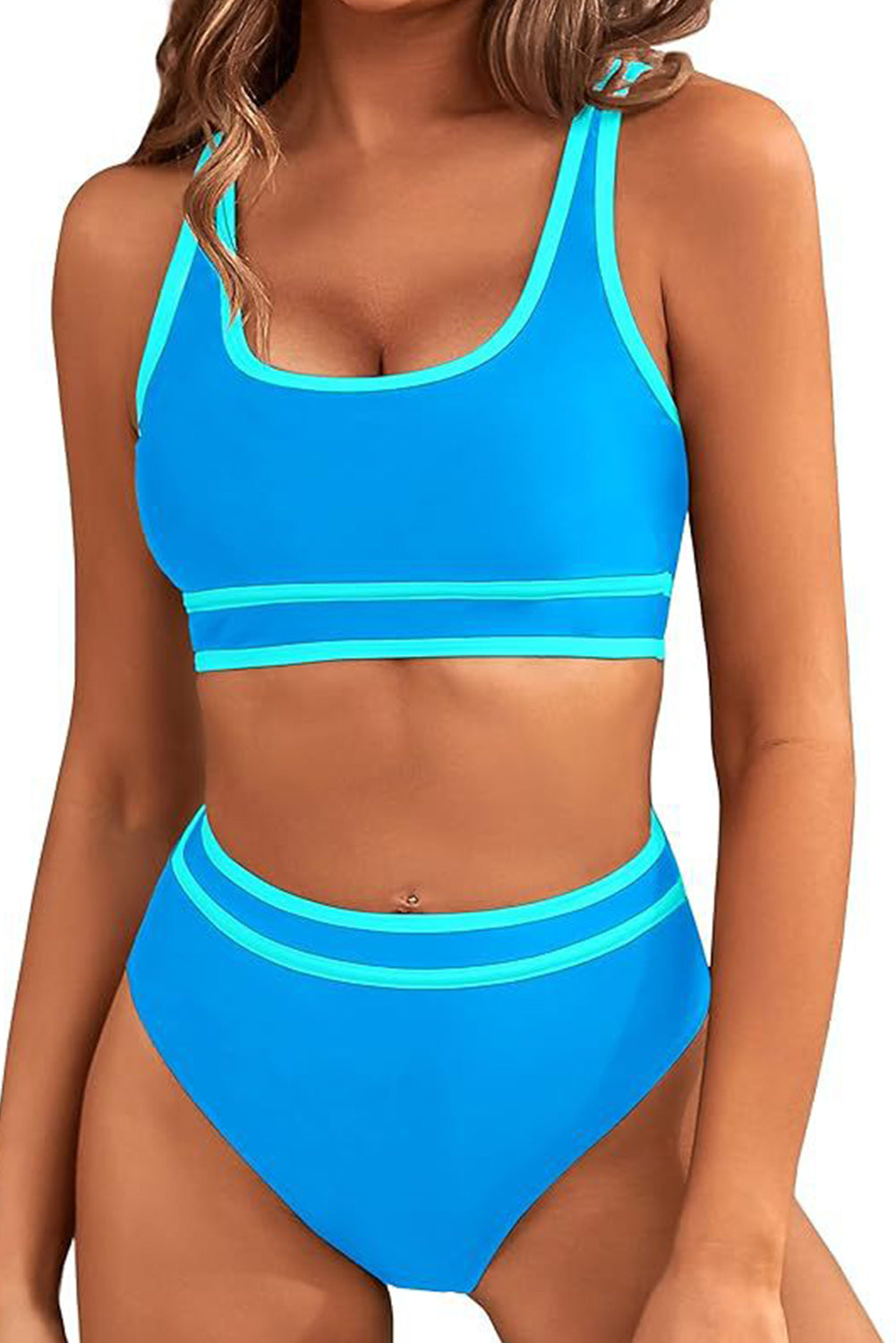 Blue Two Piece Swimsuit RTS