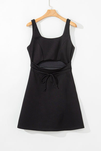 Black Cutout Mini Dress