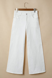 White Loose Casual Jeans
