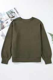 Textured Pocket Pullover