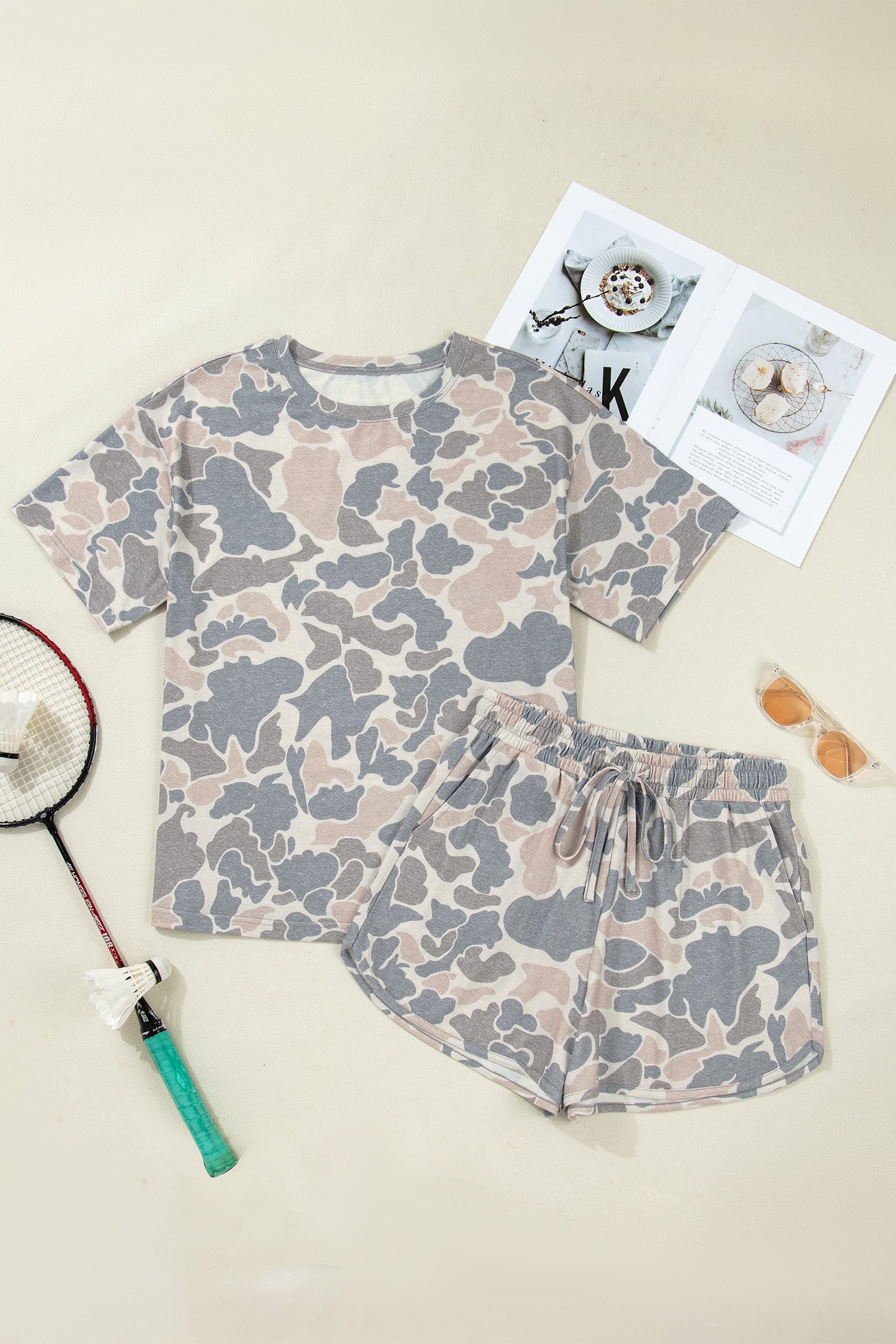 Camo Loose Top Outfit