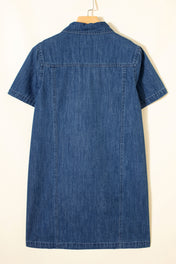 Sequin Football Denim Dress RTS