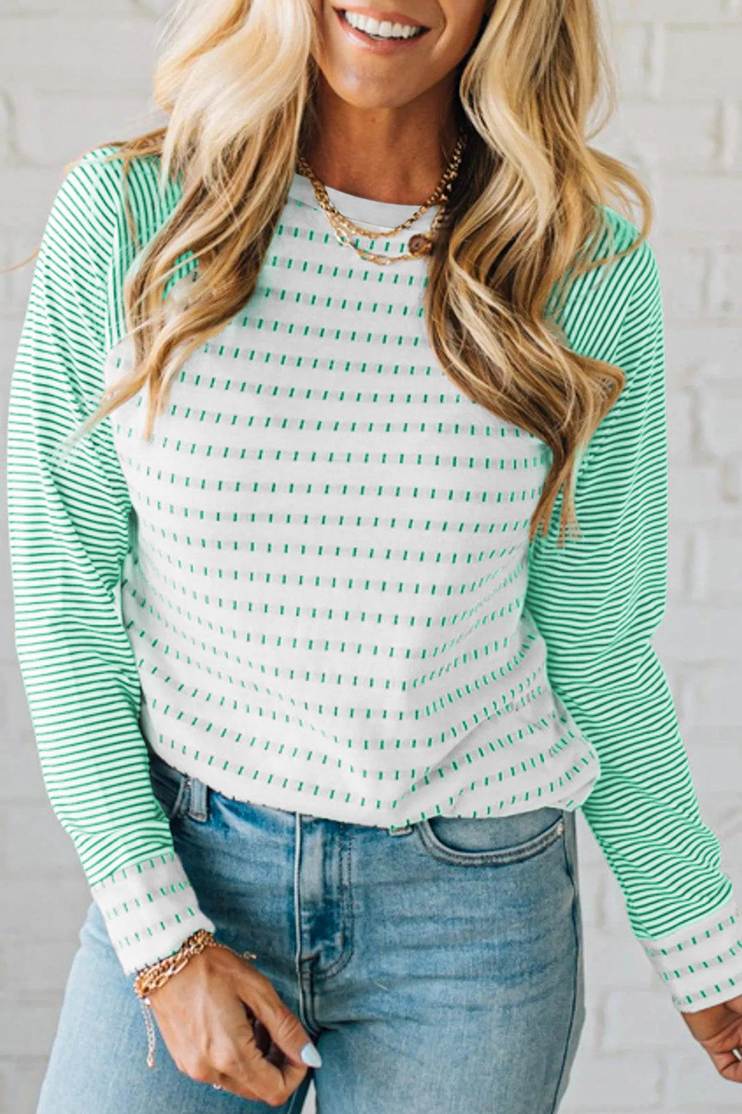 Stripe Raglan Top NEW RTS