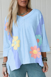 Flower Patch Oversized Top