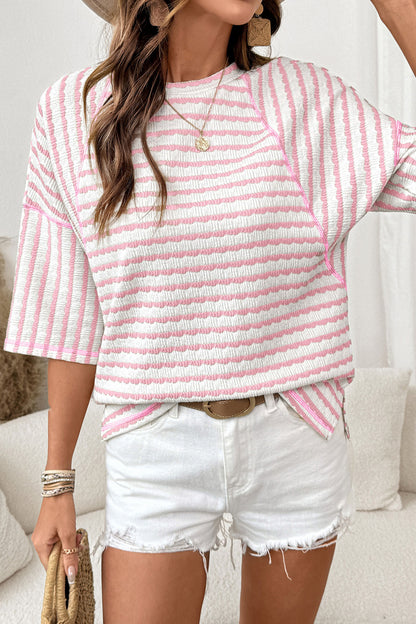 Stripe Knit Top *Multiple Colors* NEW RTS