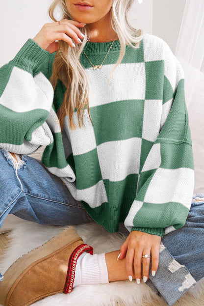 Checkered Sweater New RTS