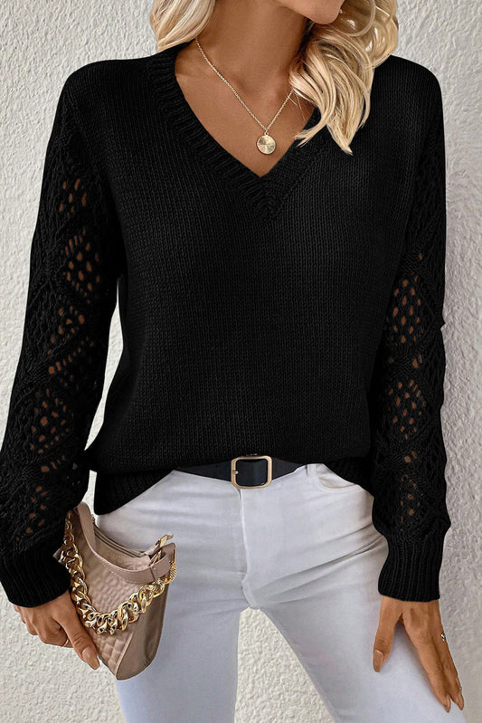 Knit Sleeve Sweater New RTS
