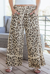 Leopard Cropped Pants