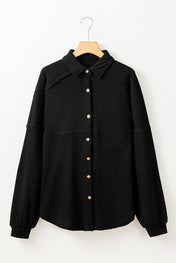 Waffle Knit Shacket