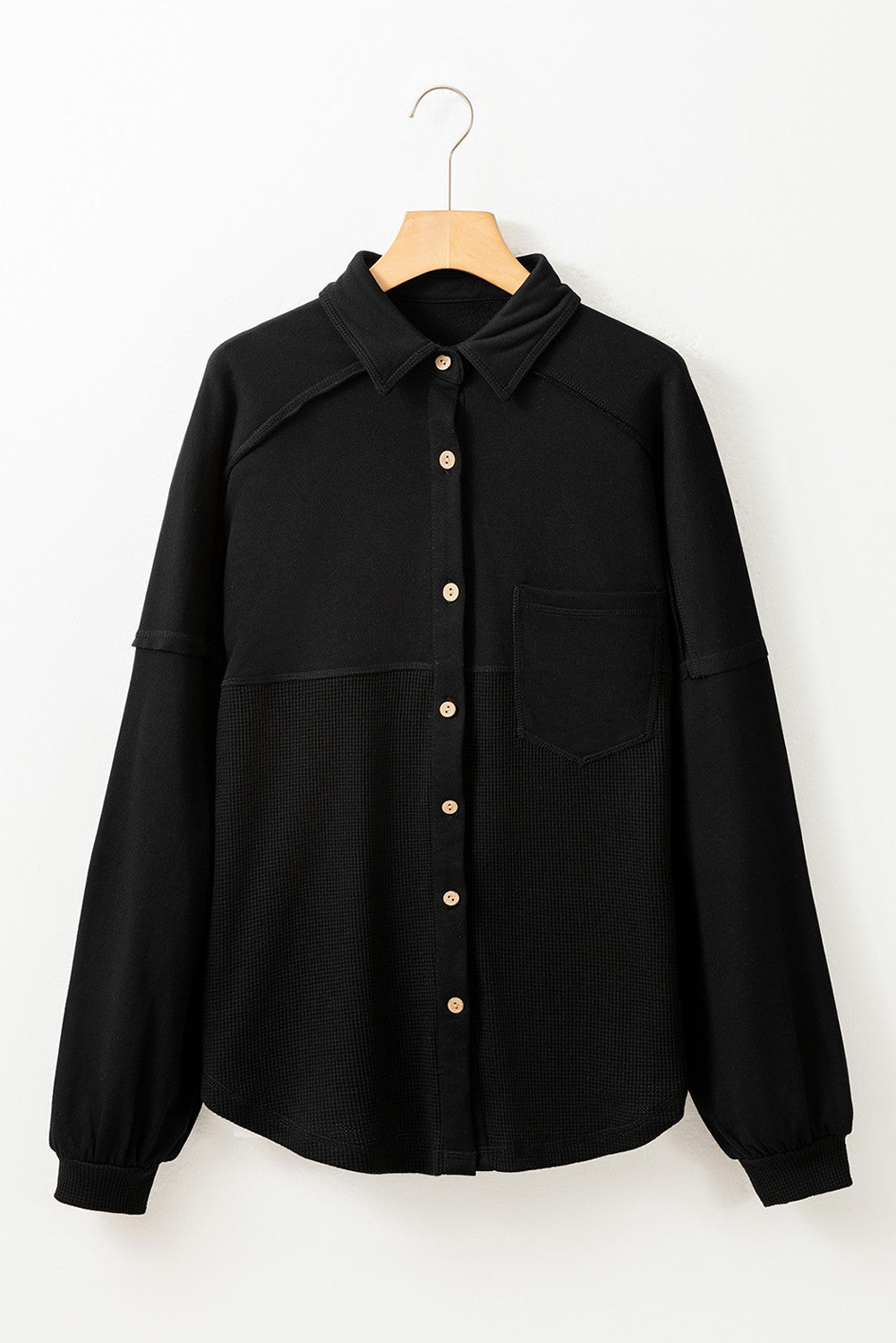 Waffle Knit Shacket New RTS