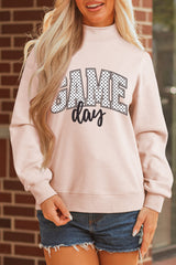 Pink Polka Dot Game Day Sweatshirt Full Run RTS