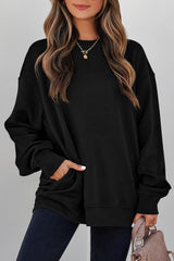 Textured Pocket Pullover