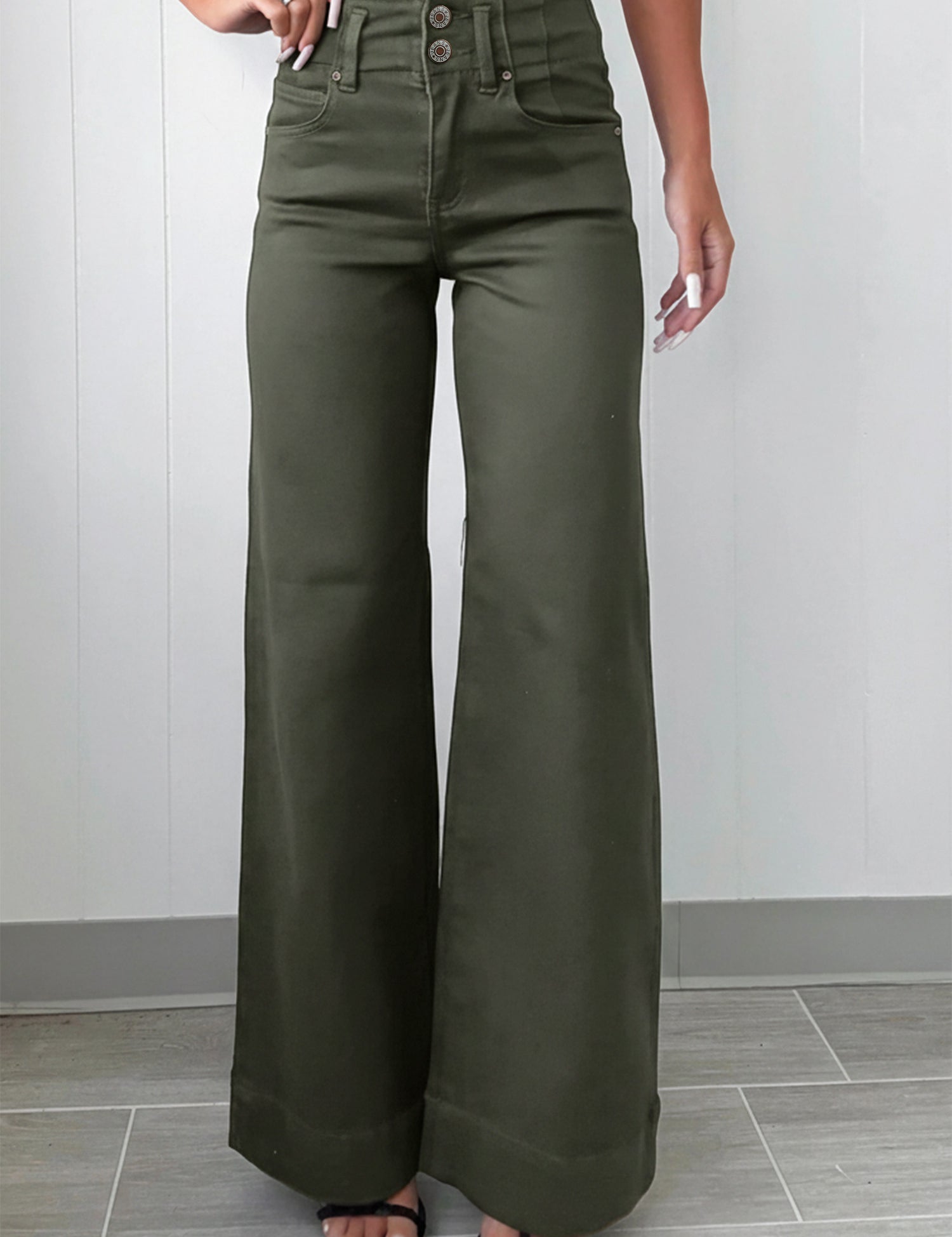 High Waist Flares