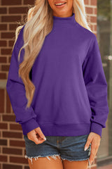 Oversized Mock Sweatshirt